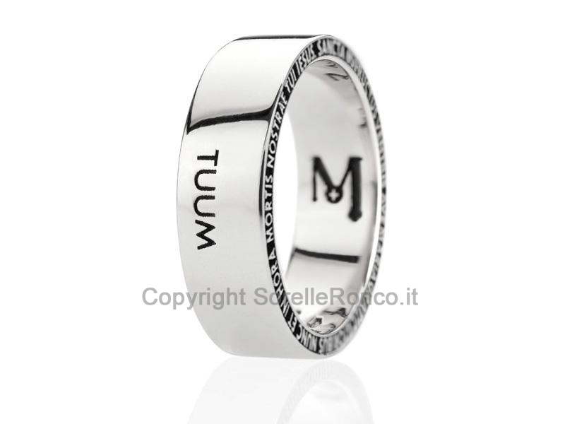 ANELLO AVE MARIA NUMEROUNO IN ARGENTO