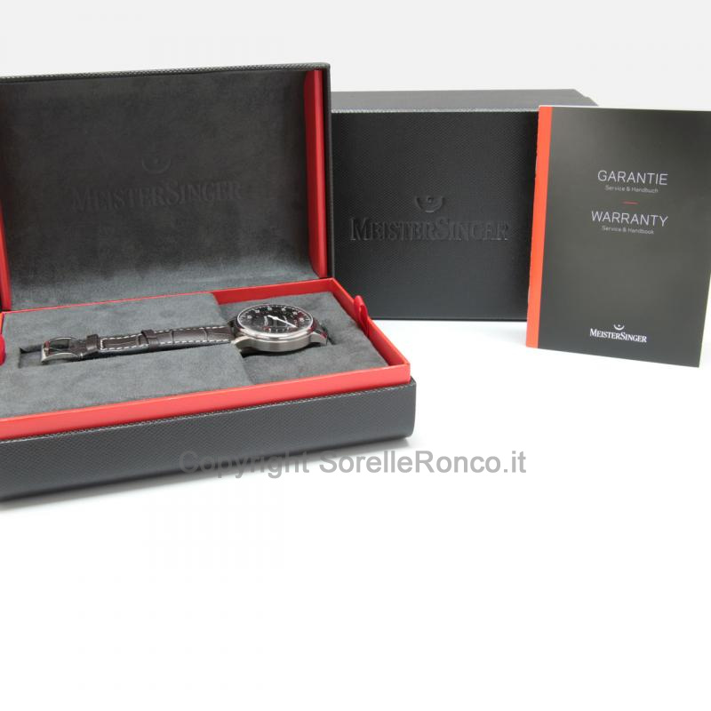 MEISTERSINGER CLASSIC PLUS PERIGRAPH 43MM GRIGIO