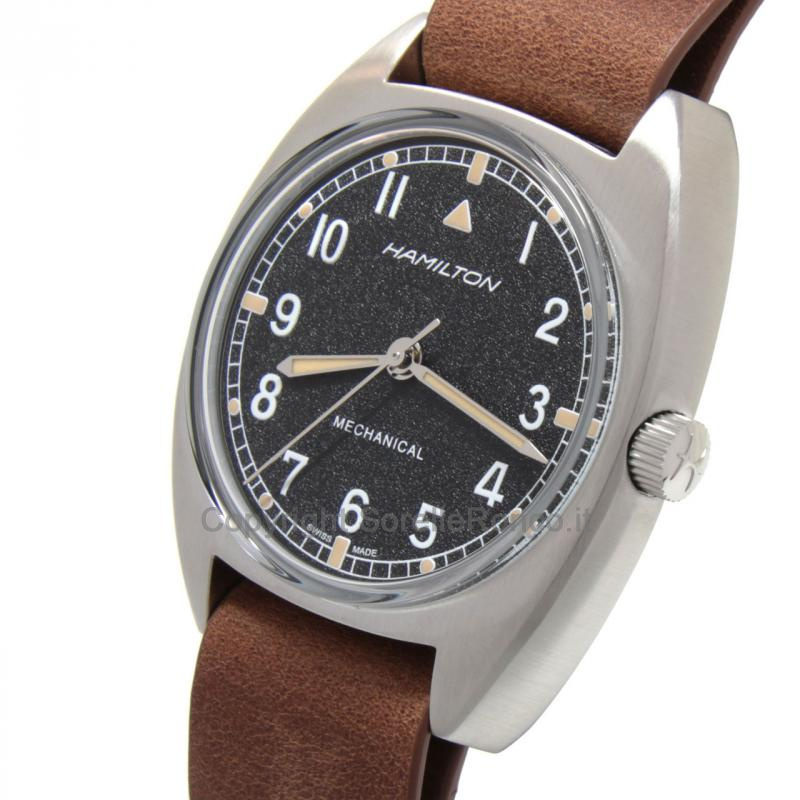 HAMILTON PILOT PIONEER NERO NATO MARRONE 36MMX33MM
