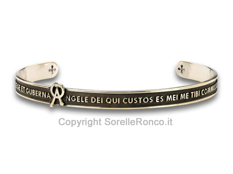 BRACCIALE TUUM ANGELO DI DIO AG BRONZATO