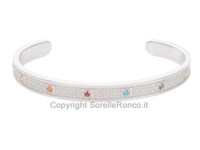 TUUM BRACCIALE DECEM AG RODIATO E TOPAZI