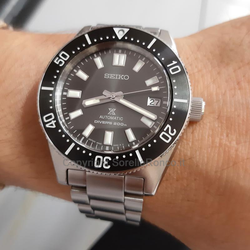 SEIKO PROSPEX NERO 40,5MM ACCIAIO GHIERA NERA