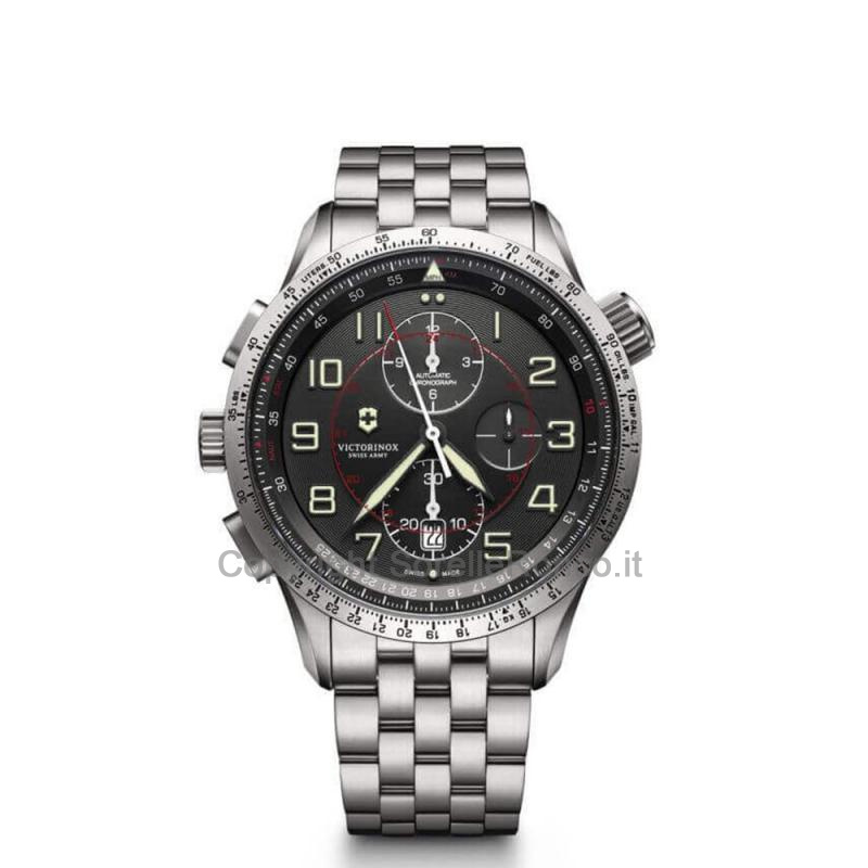 VICTORINOX AIRBOSS MACH 9 ACCIAIO 45MM NERO