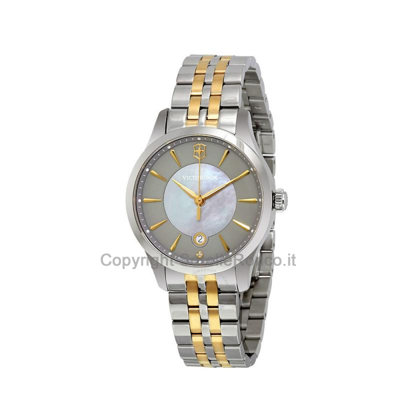 VICTORINOX ALLIANCE SMALL SILVER 35MM BICOLOR
