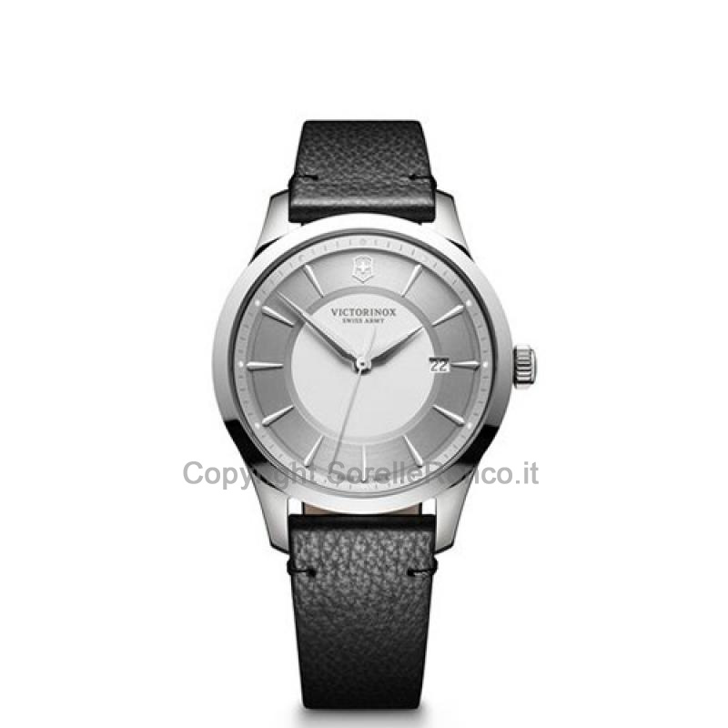 VICTORINOX ALLIANCE SILVER 40MM CINTURINO PELLE