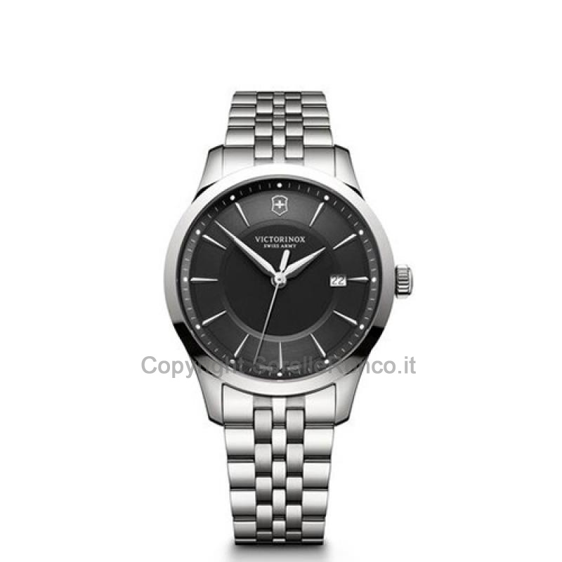 VICTORINOX ALLIANCE NERO 40MM ACCIAIO