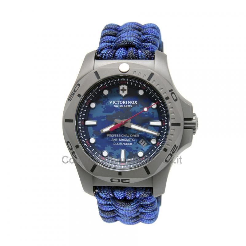 VICTORINOX INOX TITANIUM PARACORD DIVER BLU 45MM