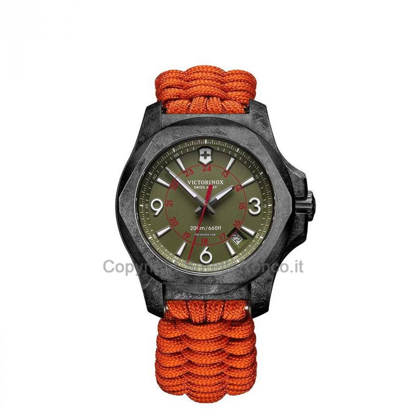 I.N.O.X. Carbon Edizione Limitata Verde 43mm Cinturino Arancione