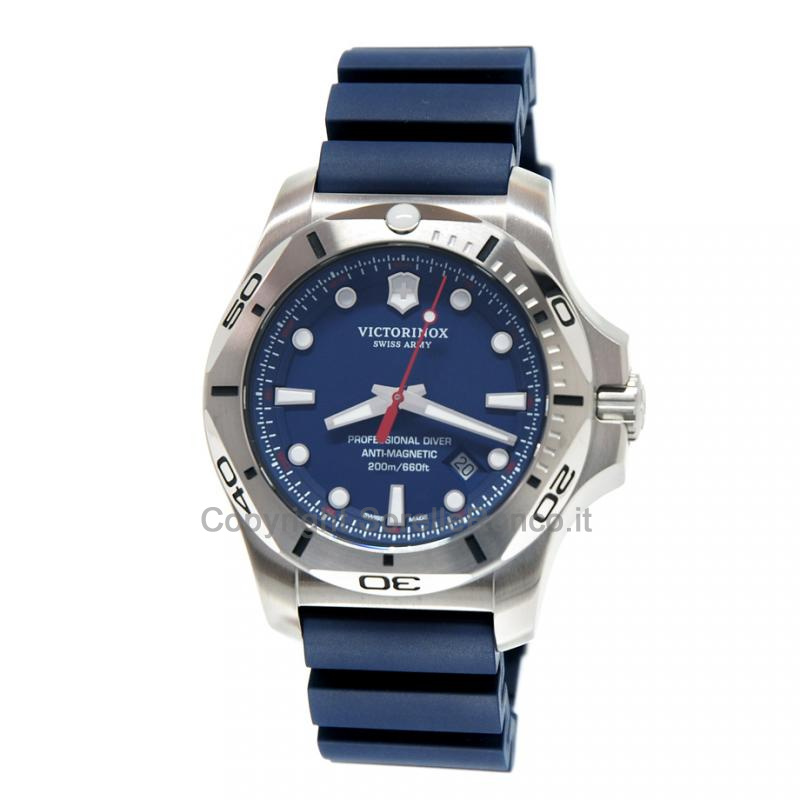 VICTORINOX I.N.O.X. BLU DIVER 45MM GOMMA BLU