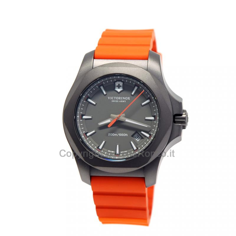 VICTORINOX I.N.O.X. TITANIUM ARANCIONE 43MM GOMMA