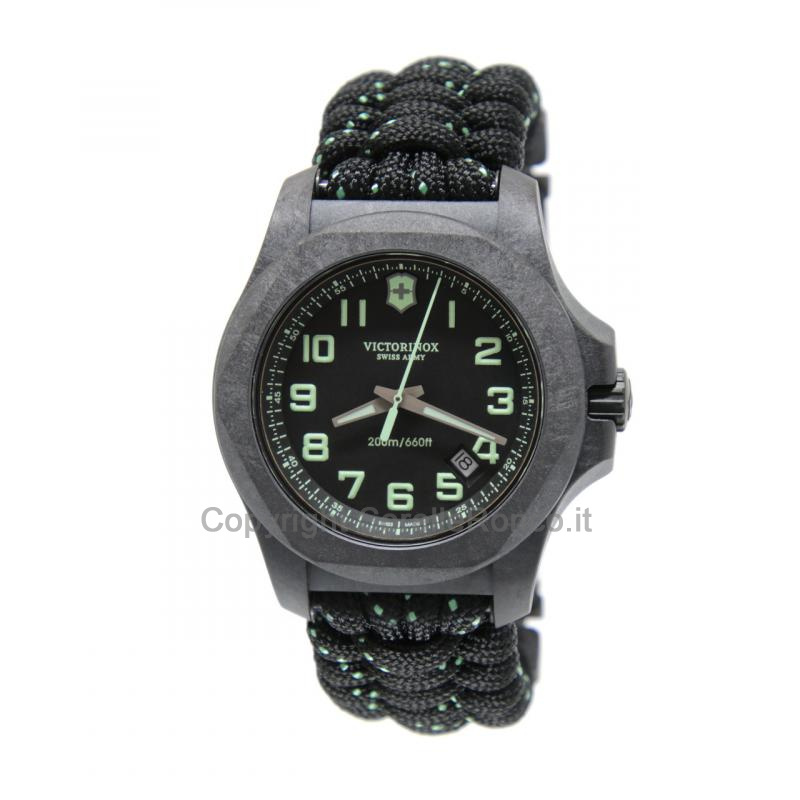 I.N.O.X. Carbon Edition 43mm Nero Cinturino Paracord
