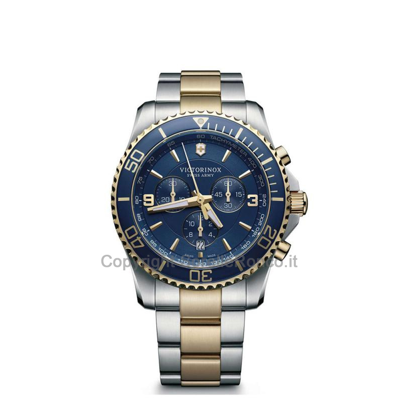 VICTORINOX MAVERICK CHRONO BLU ORO ACCIAIO 43MM