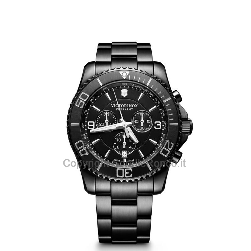 VICTORINOX MAVERICK CHRONO NERO ACCIAIO 43MM