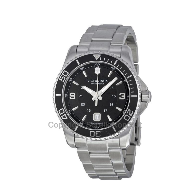 VICTORINOX MAVERICK LARGE NERO ACCIAIO 43MM