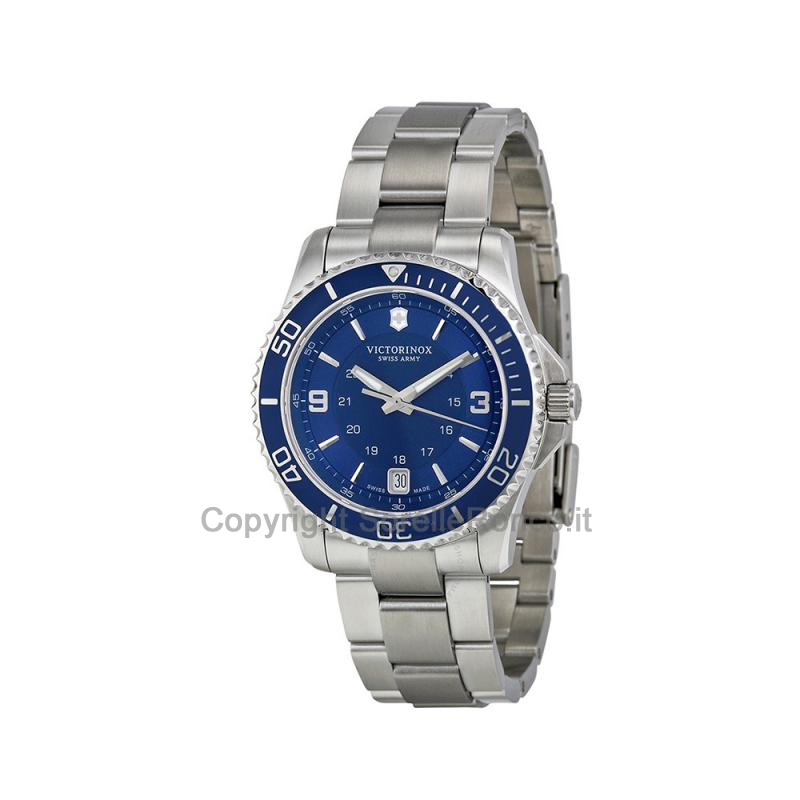 VICTORINOX MAVERICK SMALL BLU ACCIAIO 34MM