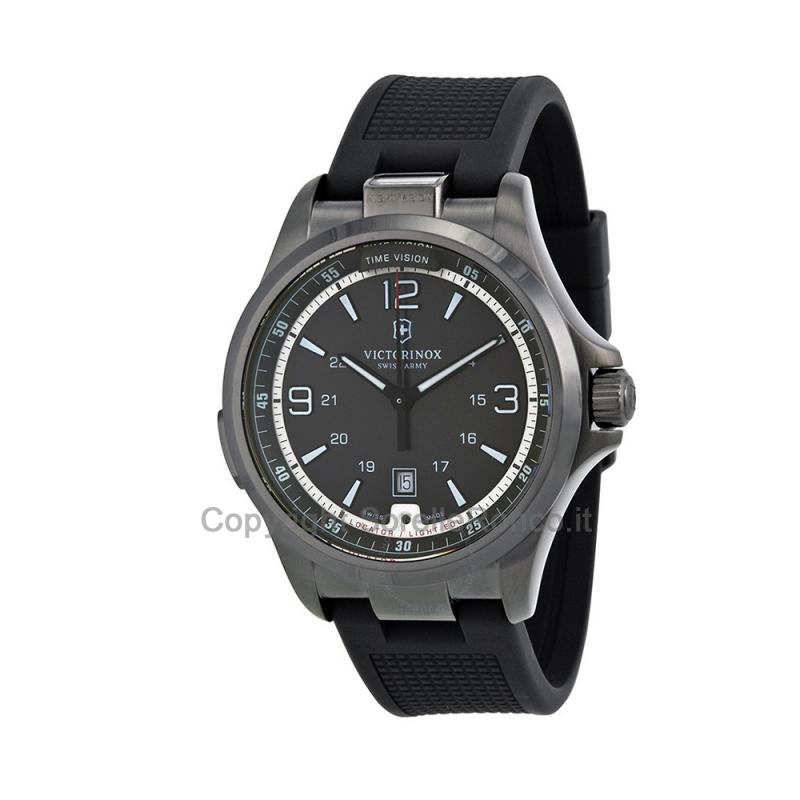 Night Vision 42mm PVD Nero Cinturino Gomma
