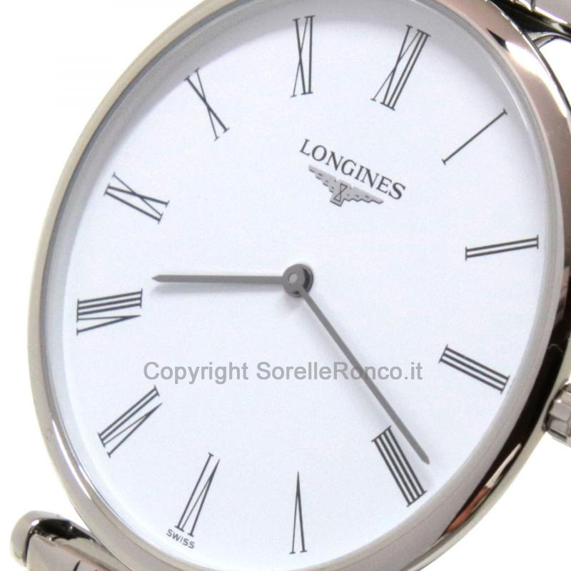 LONGINES LA GRAND CLASSIQUE BIANCO ACCIAIO 33MM