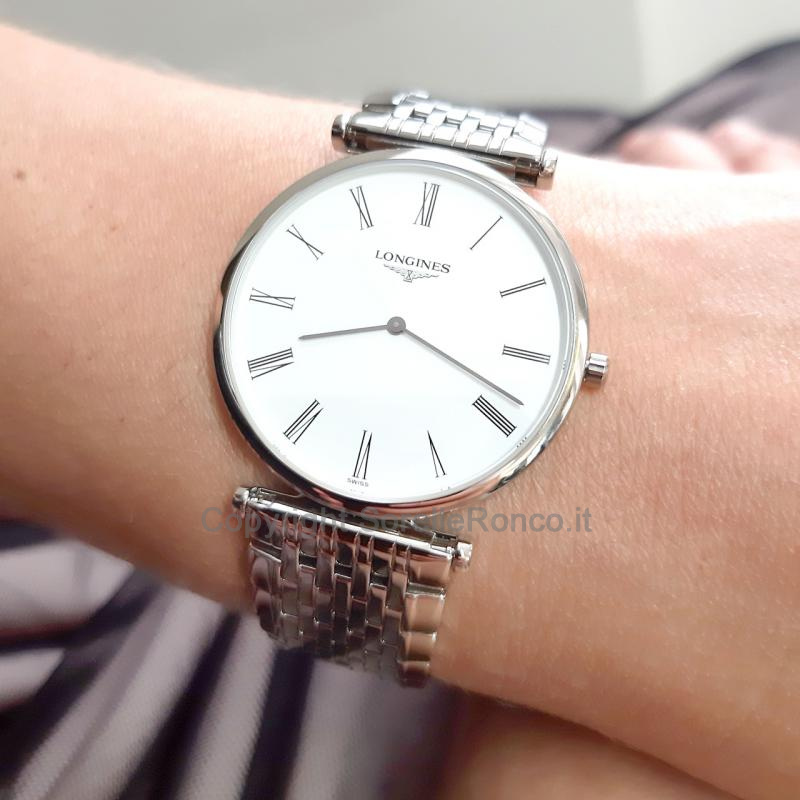 LONGINES LA GRAND CLASSIQUE BIANCO ACCIAIO 33MM