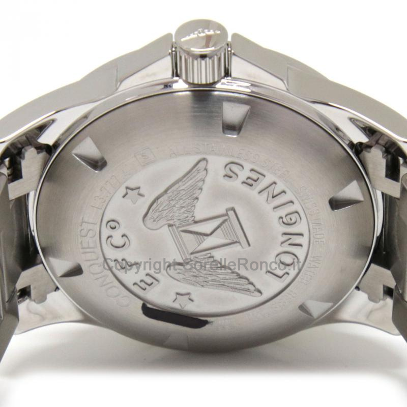 LONGINES CONQUEST ARGENTO 41MM AUTOMATICO