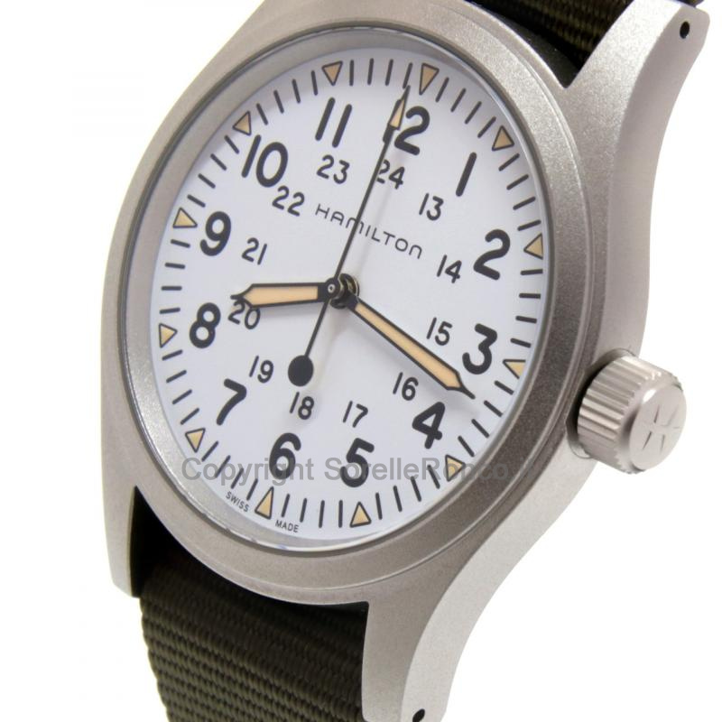 HAMILTON KHAKI FIELD MECHANICAL 38MM BIANCO