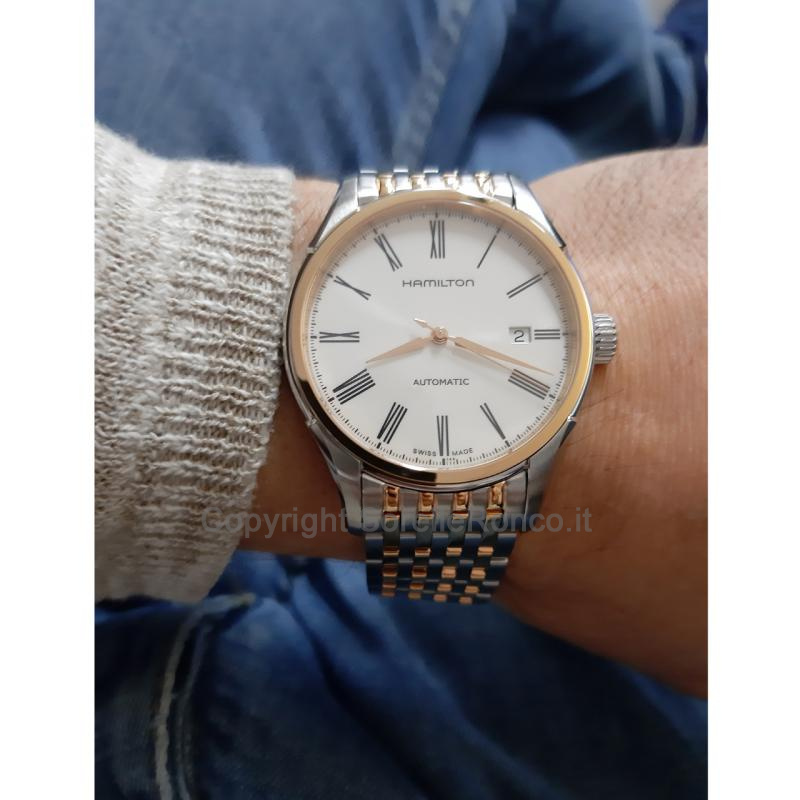 HAMILTON AMERICAN CLASSIC VALIANT AUTO BIANCO 40MM