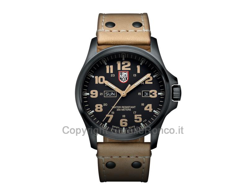 LUMINOX FIELD DAY DATE PVD NERO BEIGE