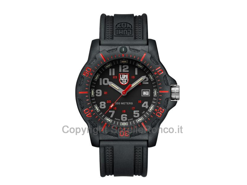 LUMINOX LAND BLACK OPS NERO ROSSO