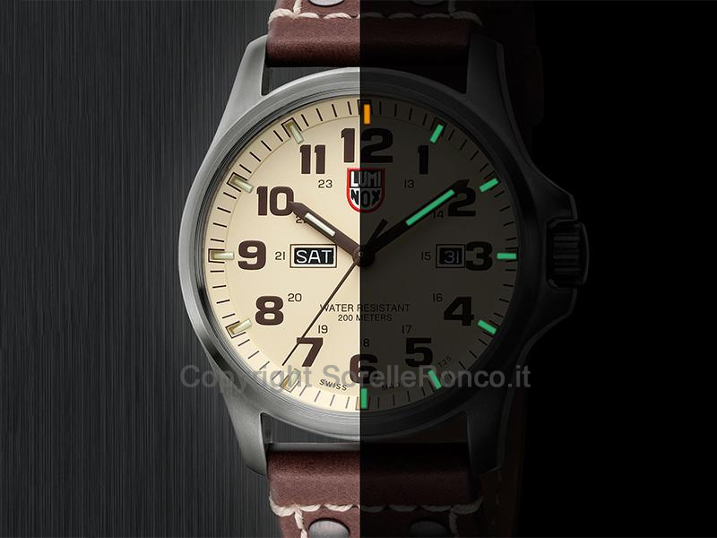 LUMINOX FIELD DAY DATE PVD NERO CREMA