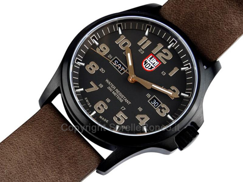 LUMINOX FIELD DAY DATE PVD NERO MARRONE