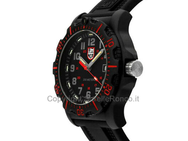 LUMINOX LAND BLACK OPS NERO ROSSO