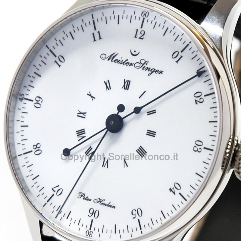 MEISTERSINGER CIRCULARIS PETER HENLEIN 43MM BIANCO