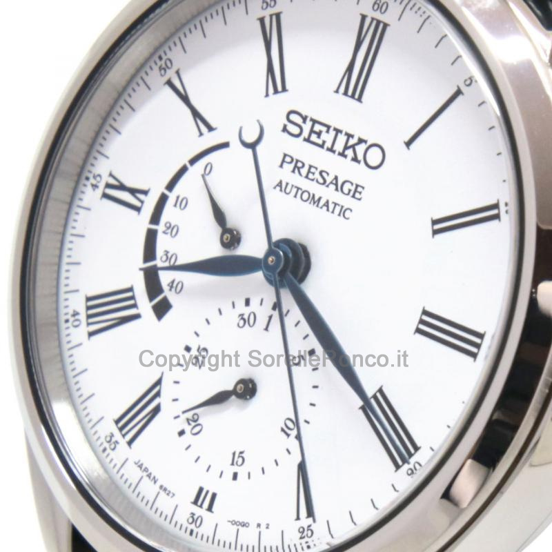 SEIKO PRESAGE 40,5MM BIANCO RISERVA DI CARICA