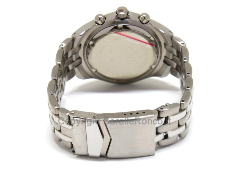 ZZERO WATCHES CHRONO 40MM BIANCO ACCIAIO QUARZO
