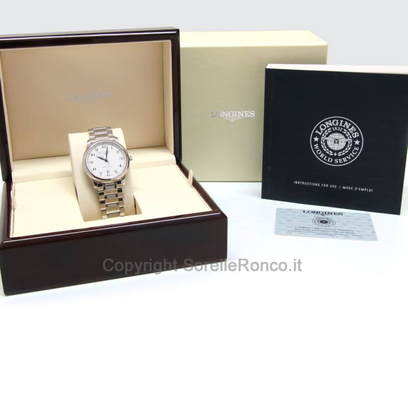 LONGINES MASTER COLLECTION ACCIAIO 38,5MM ARABI