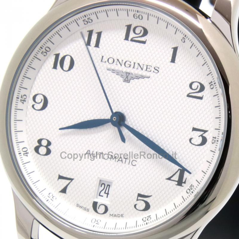 LONGINES MASTER 38,5MM ARGENTO PELLE MARRONE