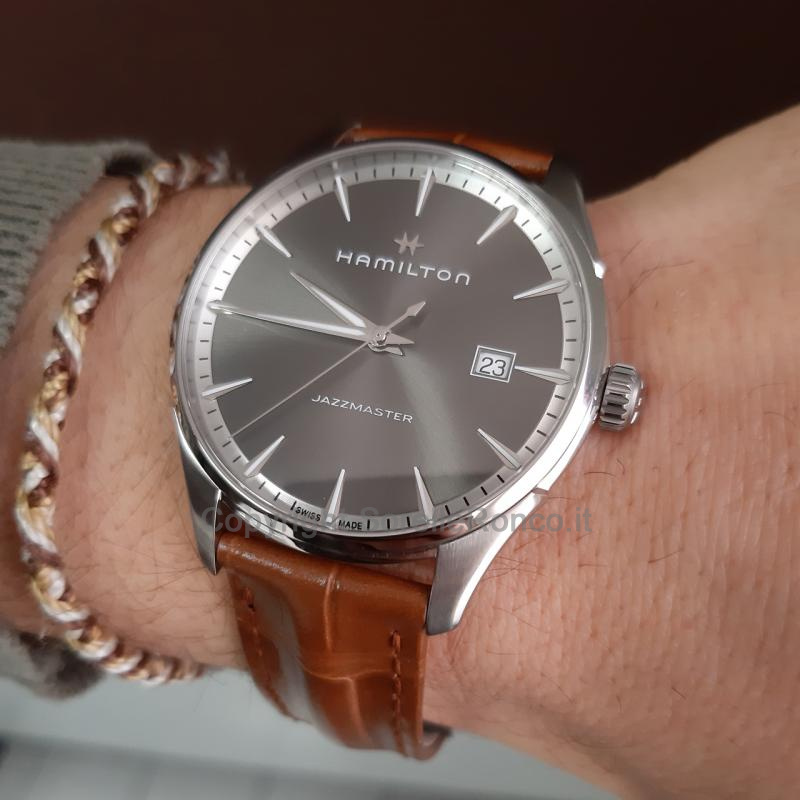 HAMILTON JAZZMASTER GENT 40MM GRIGIO QUARZO