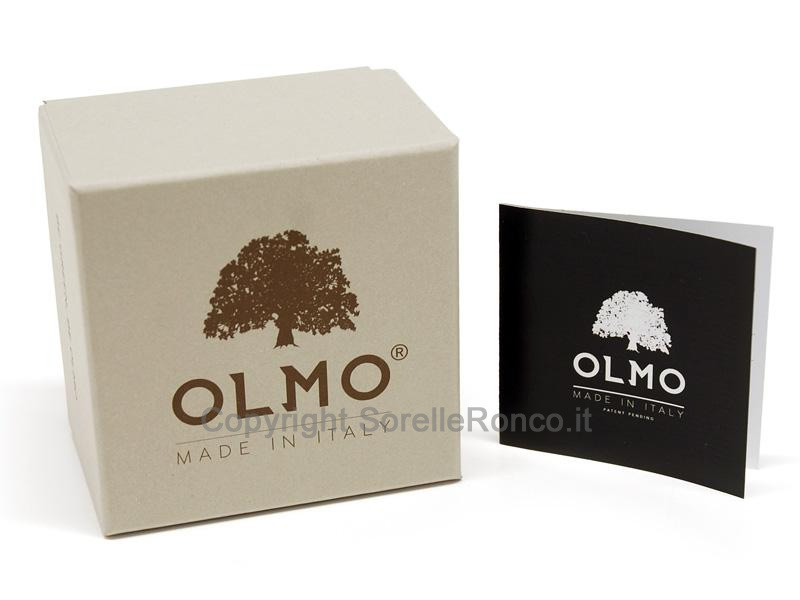 OROLOGIO OLMO LEGNO EBANO MANUALE 38MM