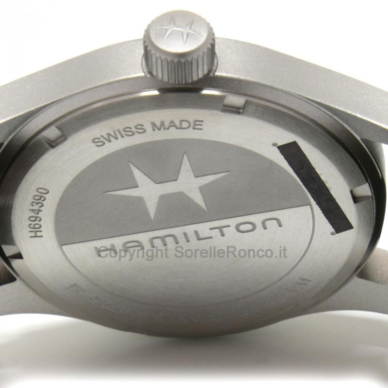 HAMILTON KHAKI FIELD MECCANICO 38MM NERO