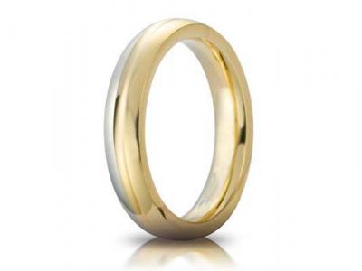 Fede Oro Giallo e Oro Bianco