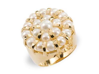 Anello in Oro con Perle