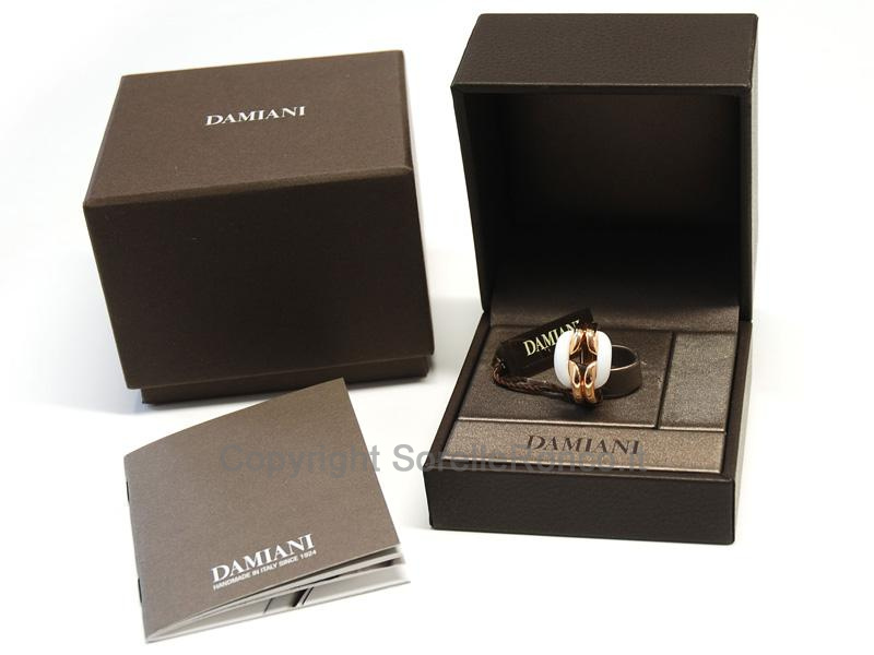 ANELLO DAMIANI D. LACE ORO CON DIAMANTE