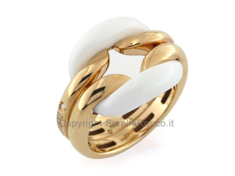 ANELLO DAMIANI D. LACE ORO CON DIAMANTE