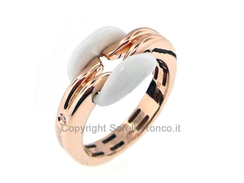 ANELLO D. LACE DAMIANI ORO CON DIAMANTE