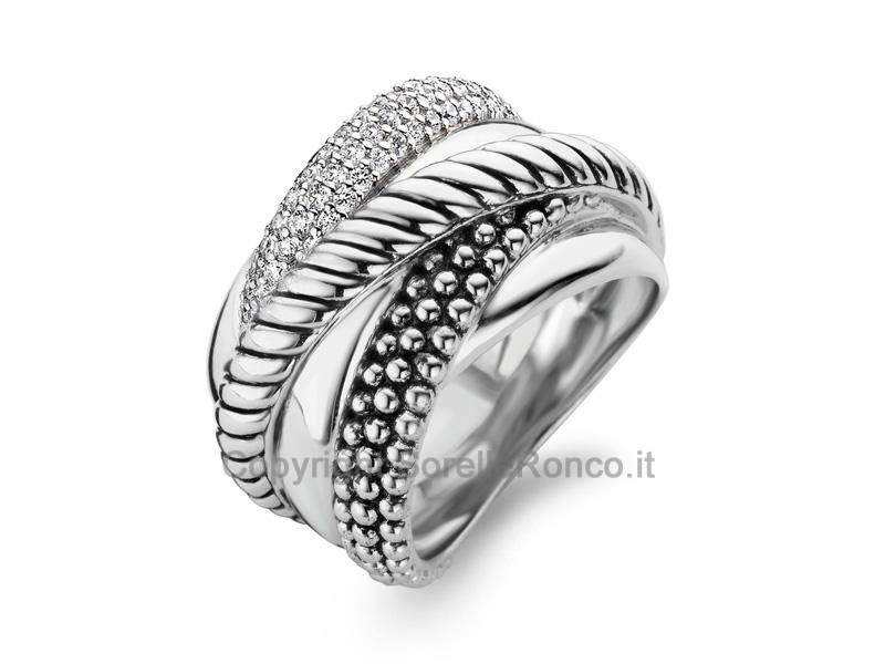 ANELLO TI SENTO MILANO INTRECCIATO