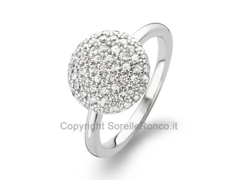 ANELLO IN ARGENTO TI SENTO MILANO