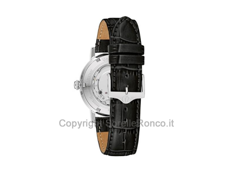 BULOVA AMERICAN CLIPPER SILVER IP GOLD 39MM