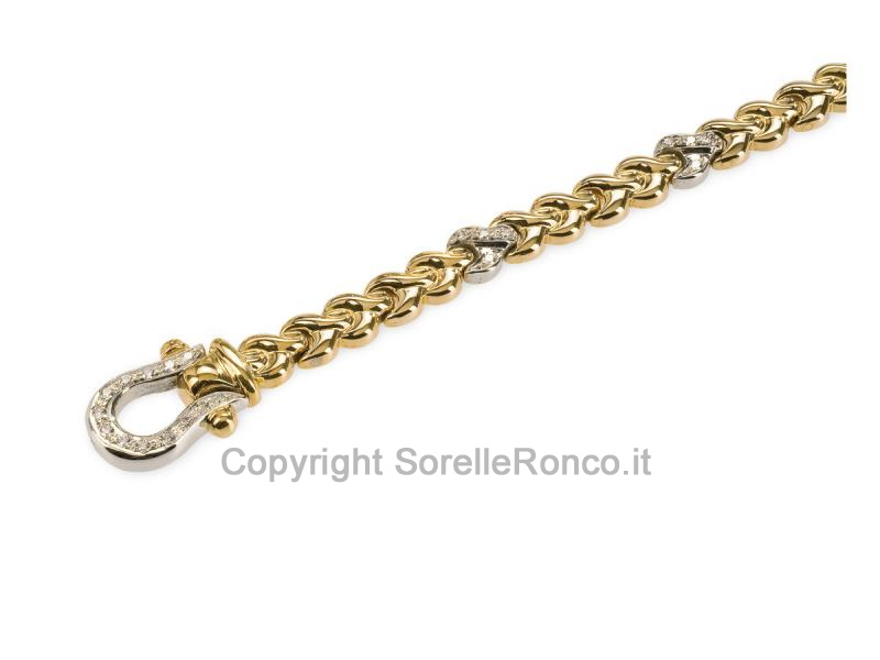 BRACCIALE ORO E DIAMANTI