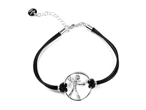 GS5211 - Bracciale in Cuoio Pensieri Felici