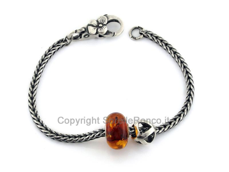 TROLLBEADS BRACCIALE ARGENTO LUCI FESTA