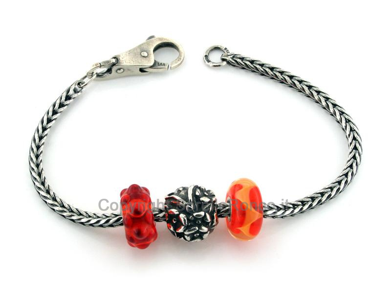 BRACCIALE TROLLBEADS PETALI D'AFFETTO